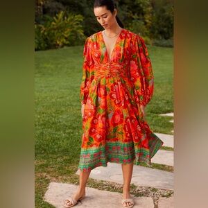 Farm Rio Tropical Midi Dress